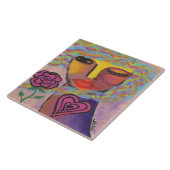 Senden Sie mir Abstrakte Blume Fliese (Seite)