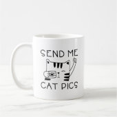 Senden Sie mir Cat Pics Kaffeetasse (Links)