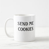 Senden Sie mir Cookies Kaffeetasse (Links)