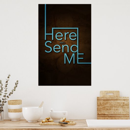 Senden Sie mir Poster (Küche)