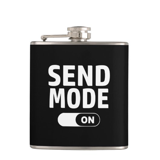 Senden Sie Modus an Flachmann (Vorderseite)