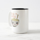 Senden Sie Noods Kawaii Zweifarbige Tasse (Vorderseite Links)