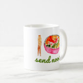 Senden Sie Noodz Kaffeetasse (VorderseiteRechts)