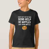 Senden Sie Waffeln T-Shirt (Vorderseite)
