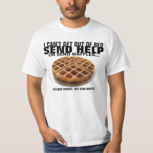 Senden Sie Waffeln T-Shirt