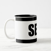 Senden Sie Zweifarbige Tasse (Links)