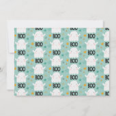 "Senden von Boos" benutzerdefiniertes Halloween-Fo Karte (Rückseite)