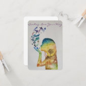 Senden von Grußkarten für Lieben Karte (Vorderseite/Rückseite Beispiel)