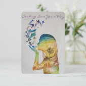 Senden von Grußkarten für Lieben Karte (Stehend Vorderseite)