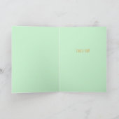 Senden von Hugs gelbes Herz Hübsch Karte (Innenseite)