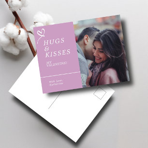 Senden von Hugs & Kisses mit benutzerdefinierten F Postkarte