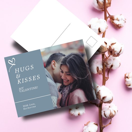 Senden von Hugs & Kisses mit benutzerdefinierten F Postkarte
