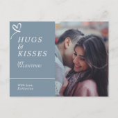 Senden von Hugs & Kisses mit benutzerdefinierten F Postkarte (Vorderseite)