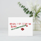 Senden von Kisses Postcard Postkarte (Stehend Vorderseite)
