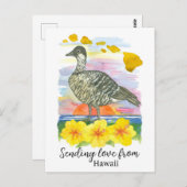 Senden von Liebe aus Kalifornien Postkarte (Vorne/Hinten)