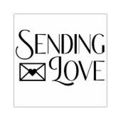 Senden von Liebe Gummistempel (Prägung)