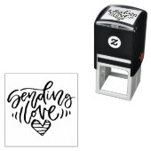 Senden von Liebe Handschrift Personalisiert Permastempel (Beispiel)