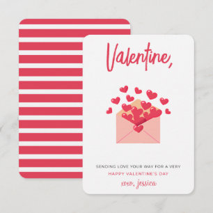 Senden von Liebe Ihren Way Kids Valentinstag Mitteilungskarte