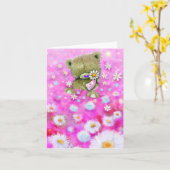 Senden von Liebe Karte (Gelbe Blume)