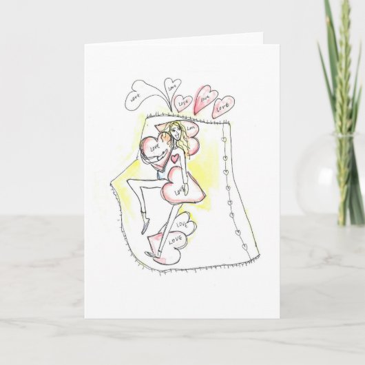 Senden von Liebe Karte (Vorderseite)