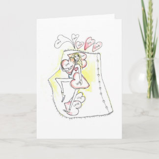 Senden von Liebe Karte