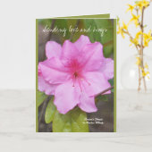 Senden von Liebe- und Hugs-Karte Karte (Gelbe Blume)