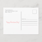 Senden von Liebe Valentinstag Foto Postkarte (Rückseite)