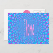 Senden von Liebe von Zuhause Postkarte (Vorne/Hinten)