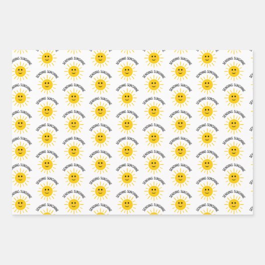 Senden von Sonnenschutzpapier Geschenkpapier Set (Vorderseite)