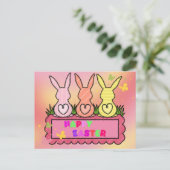 Senden von Sweet Peeps Feiertagspostkarte (Stehend Vorderseite)