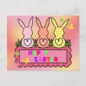 Senden von Sweet Peeps Feiertagspostkarte (Vorderseite)