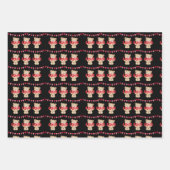 Senden von Teddy Bear Liebe Wrapping Paper Sheets Geschenkpapier Set (Vorderseite 3)