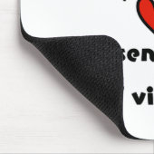 Senden von vielen virtuellen Schlägern Mousepad (Ecke)