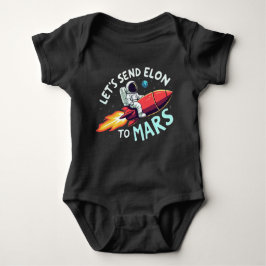 Senden wir Elon an Mars Baby One-Piece Baby Strampler