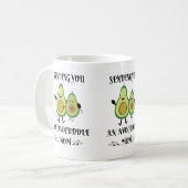 SENDENDE DICH vermeidet MUTTER'S DAY PUN T - Shirt Kaffeetasse (Vorderseite Links)