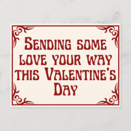 Sendende Liebe Platonic Valentine Postkarte