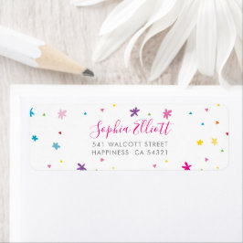 SENDER ADDRESS hübsche, leuchtende Farben whimsisi