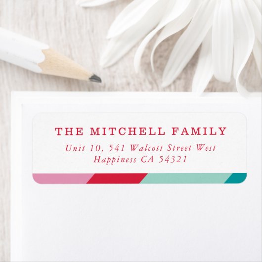 SENDER moderne minimale geometrische rosa (Insitu)