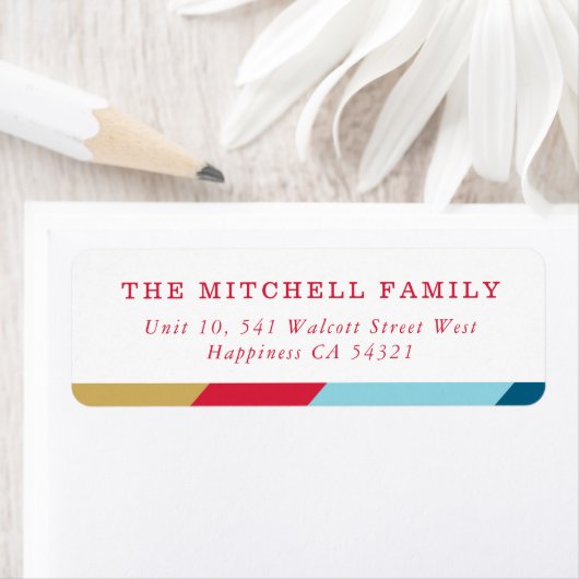 SENDER modernes geometrisch-rotes Gold mit minimal (Insitu)