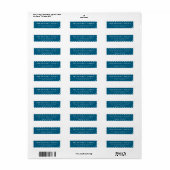 SENDER Modernes Minimal-Jakobsbanner dunkelblau (Vorne)