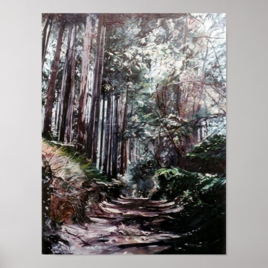 Sendero/Corredoira/Fußweg Poster (Vorne)