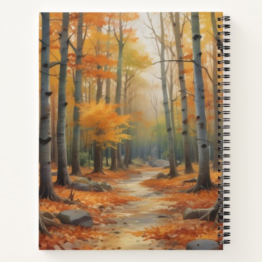 Sendero de Otoño Notizblock (Rückseite)