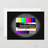 SendeSchluss! Postkarte (Vorne/Hinten)