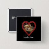 ~Sending Kisses~ Knopf Button (Vorne & Hinten)