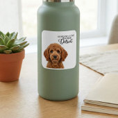 Sending Love From Detroit  Quadratischer Aufkleber