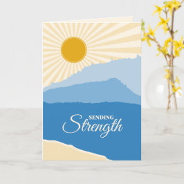 Sending Strength Mountain and Lake Karte