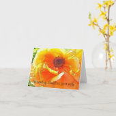 Sending Sunshine your way. Karte (Gelbe Blume)