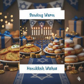 Sending warm Hanukkah Wishes Karte