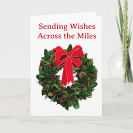 Sending Wishes Across the Miles Greeting Card Karte