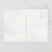 Sending You a Little Light Rainbow Thinking of You Postkarte (Rückseite)